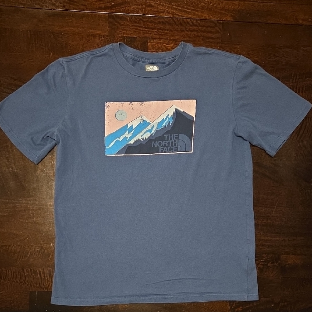 The North Face Navy Mountain Graphic Tee